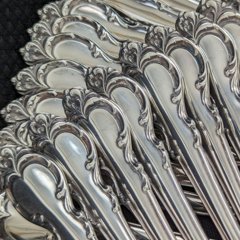 Elegant Silver Flatware Set